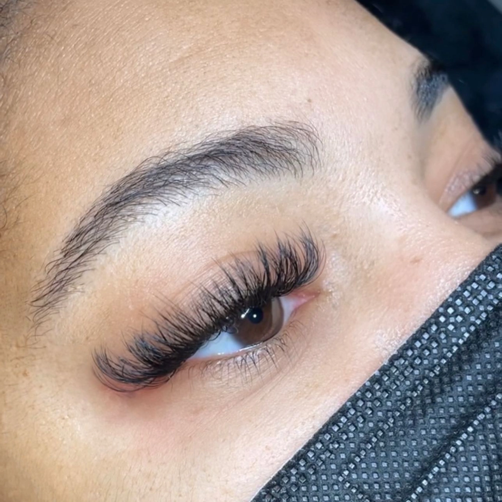 Eyelash Extensions Client Pic at the Miracle Werker Lash Bar and Esthetics Studio in Philadelphia 01.