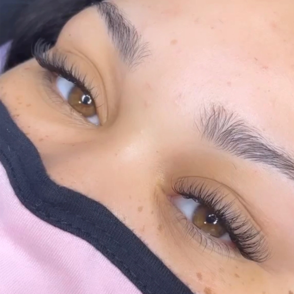 Eyelash Extensions Client Pic at the Miracle Werker Lash Bar and Esthetics Studio in Philadelphia 03.